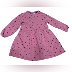 Mini Boden Girl Long Sleeve 100 Cotton Pink Dress Size 8-9‎ Y